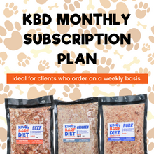 Load image into Gallery viewer, KBD Monthly Subscription Plan