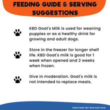 Load image into Gallery viewer, King's BARF Diet Goat's Milk 250ml
