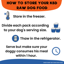 Load image into Gallery viewer, King's BARF Diet - Beef Raw Dog Food